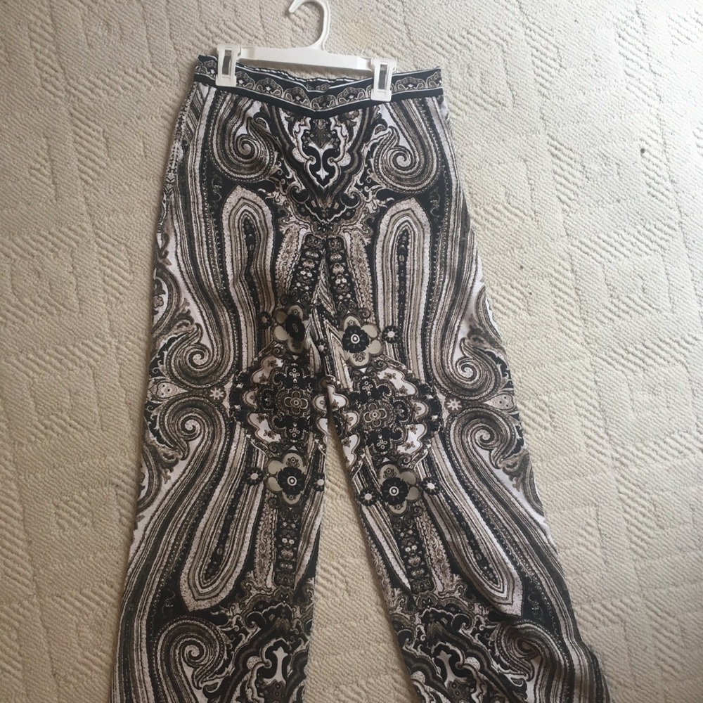 Philosophy XS palazzo boho wide leg pants